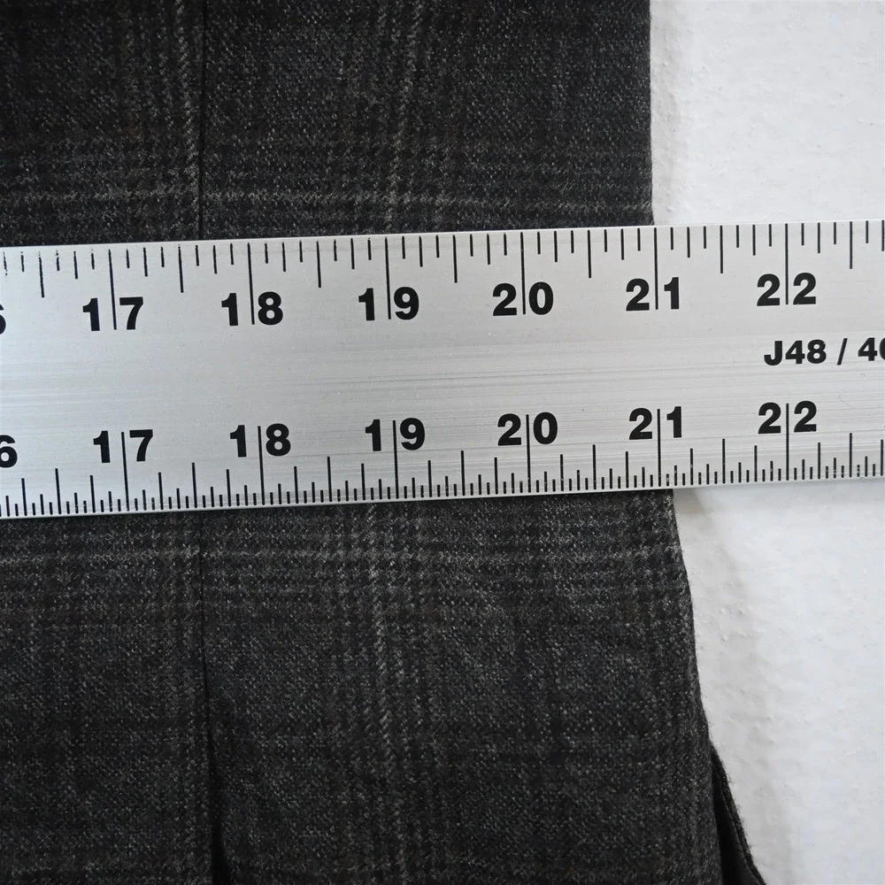 Joseph Abboud 42R Brown Flannel Reda 110s Wool Mens Blazer Jacket‎ Sport Coat
